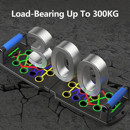 28 in 1 Push up Rack Board System Fitness Workout Train Home Gym Exercise Stands