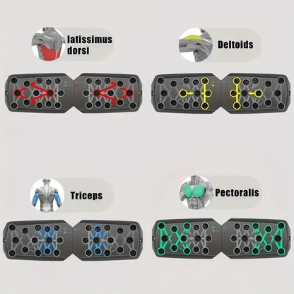 28 in 1 Push up Rack Board System Fitness Workout Train Home Gym Exercise Stands