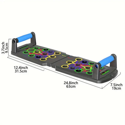 28 in 1 Push up Rack Board System Fitness Workout Train Home Gym Exercise Stands