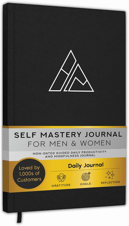 Self-Mastery Journal for Men - Gratitude Journals – 5 Minute Journal - Reflection Manifestation Journals for Mindfulness – Self Care Journal – Goal/Guided Gratitude Journal for Women & Men