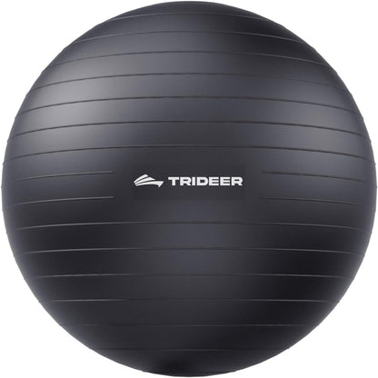 Extra Thick Yoga Ball Exercise Ball, 5 Sizes Gym Ball, Heavy Duty Ball Chair for Balance, Stability, Pregnancy, Quick Pump Included