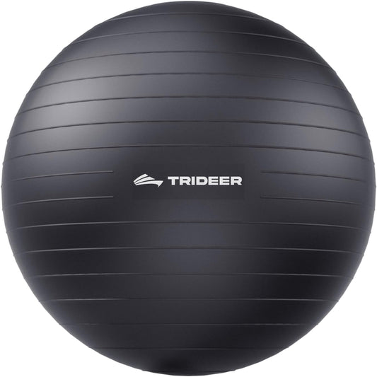 Extra Thick Yoga Ball Exercise Ball, 5 Sizes Gym Ball, Heavy Duty Ball Chair for Balance, Stability, Pregnancy, Quick Pump Included